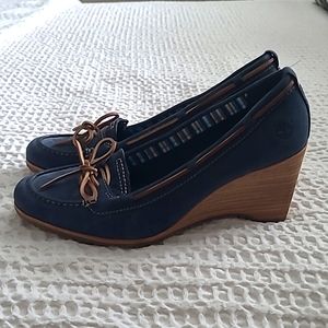 Timberland wedges dock sliders